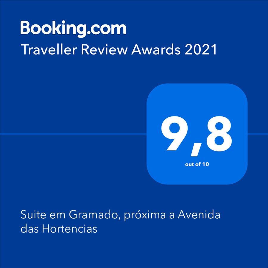 Suite Em Gramado, Proxima A Avenida Das Hortencias 외부 사진