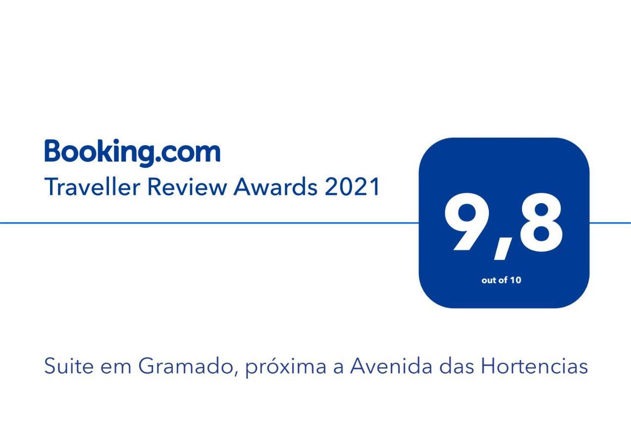 Suite Em Gramado, Proxima A Avenida Das Hortencias 외부 사진